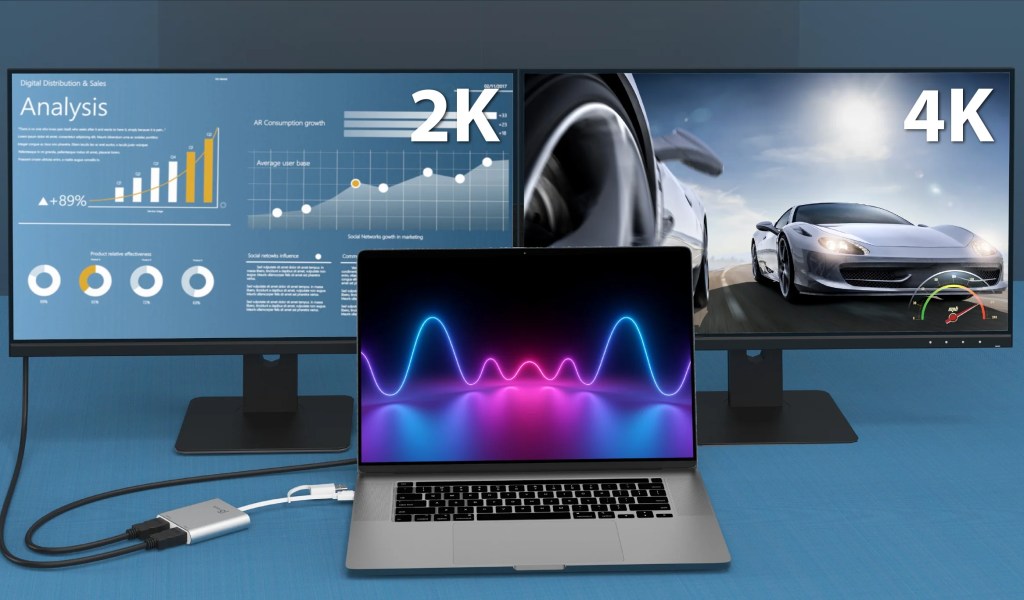 Dual HDMI Adapter for Multi-Monitor Productivity – Ideal for Professionals & Multitaskers 12